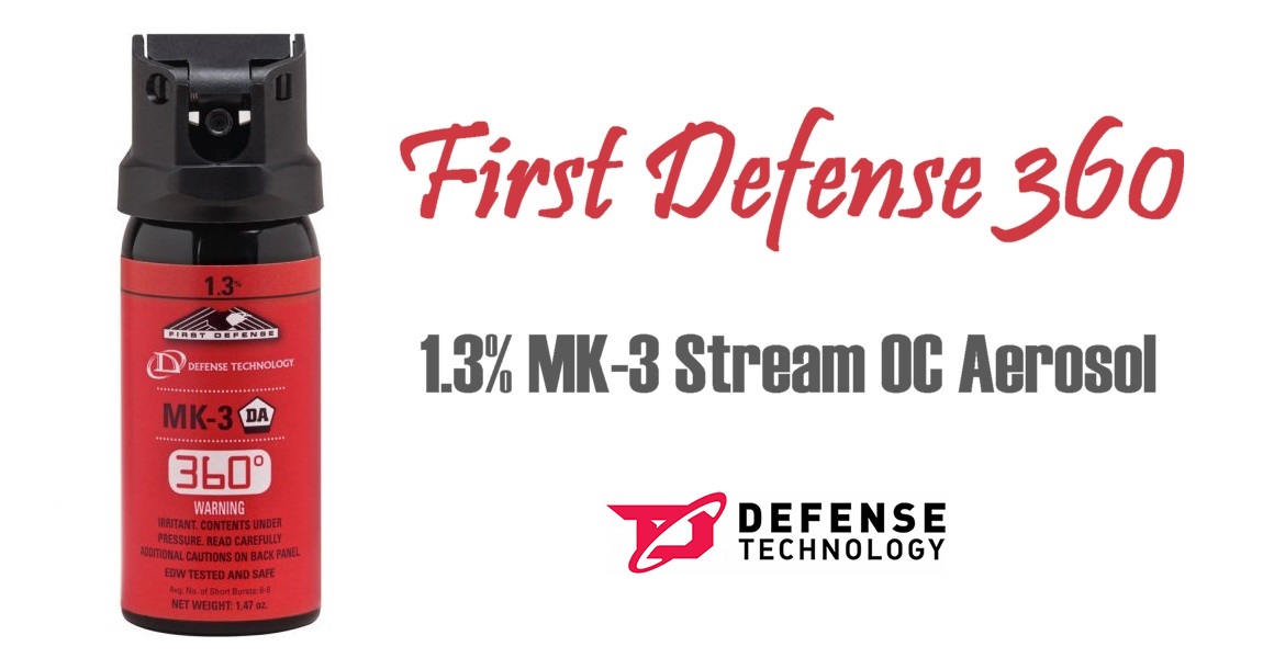 First Defense® .2% MK-3 Stream OC Aerosol - Defense Technology